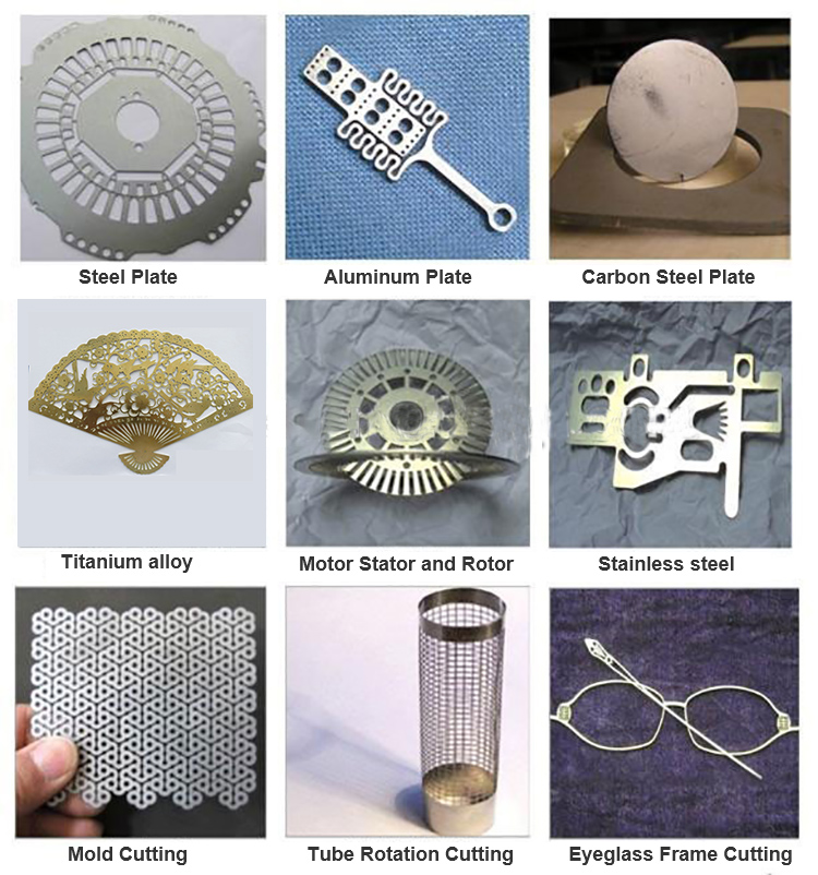 máquina de corte con láser a prezo inferior 1000w con control sen fíos wifi