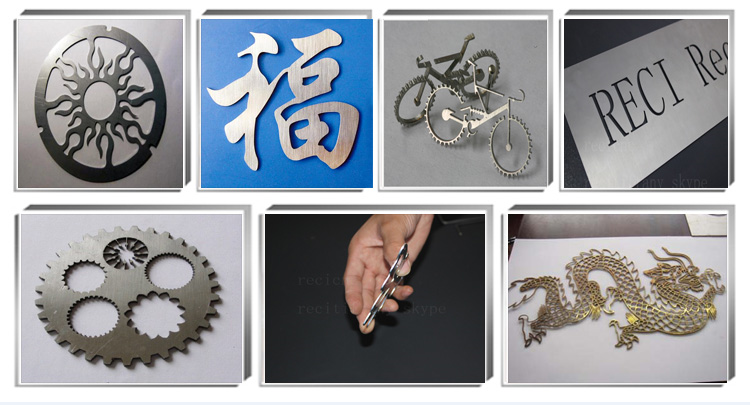 Máquina de corte con láser de fibra 1000W CNC para aceiro carbono 3000x1500mm